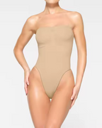Body sin tirantes con control de abdomen y modelado sin costuras para mujer®