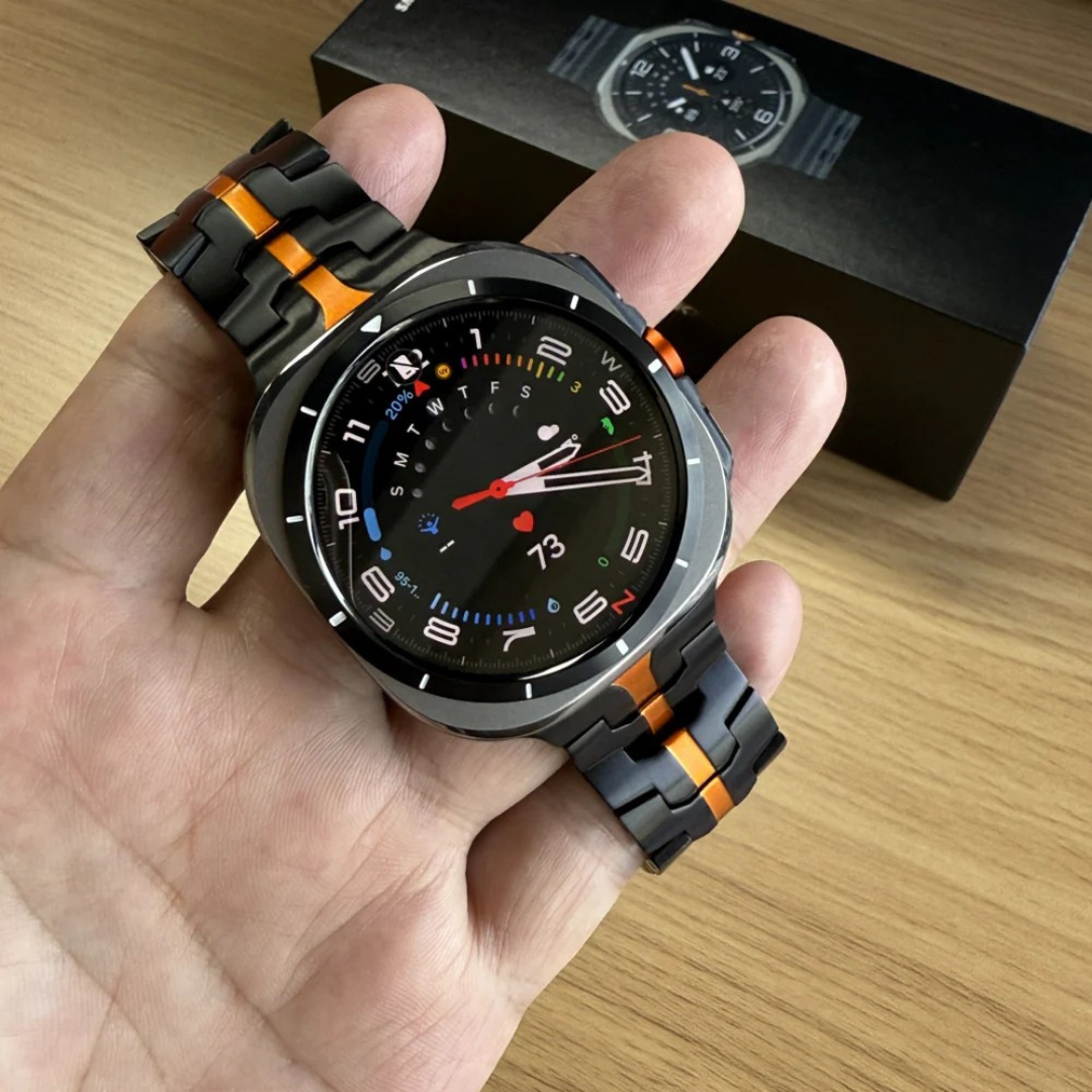 Reloj Deportivo con Correa de Acero Futurista y Funcional®