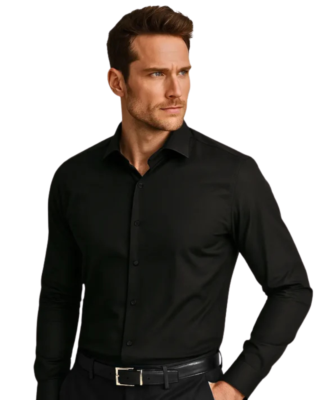 Camisa de manga larga Inarrugable para Hombres