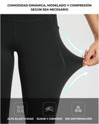 Leggins Levanta Gluteos con Cintura Alta y Bolsillos Laterales