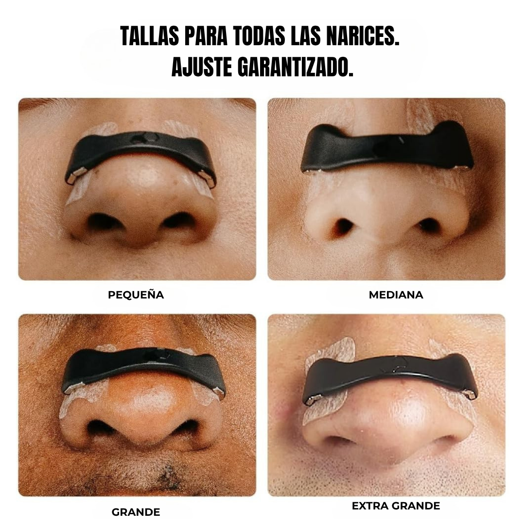Kit de Tiras Nasales Negras con Adhesión Extra para Respirar Mejor (OFERTA 2X1)®