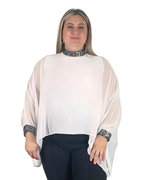 Blusa Fluida de Manga Larga con Camiseta Interior Integrada para Mujer