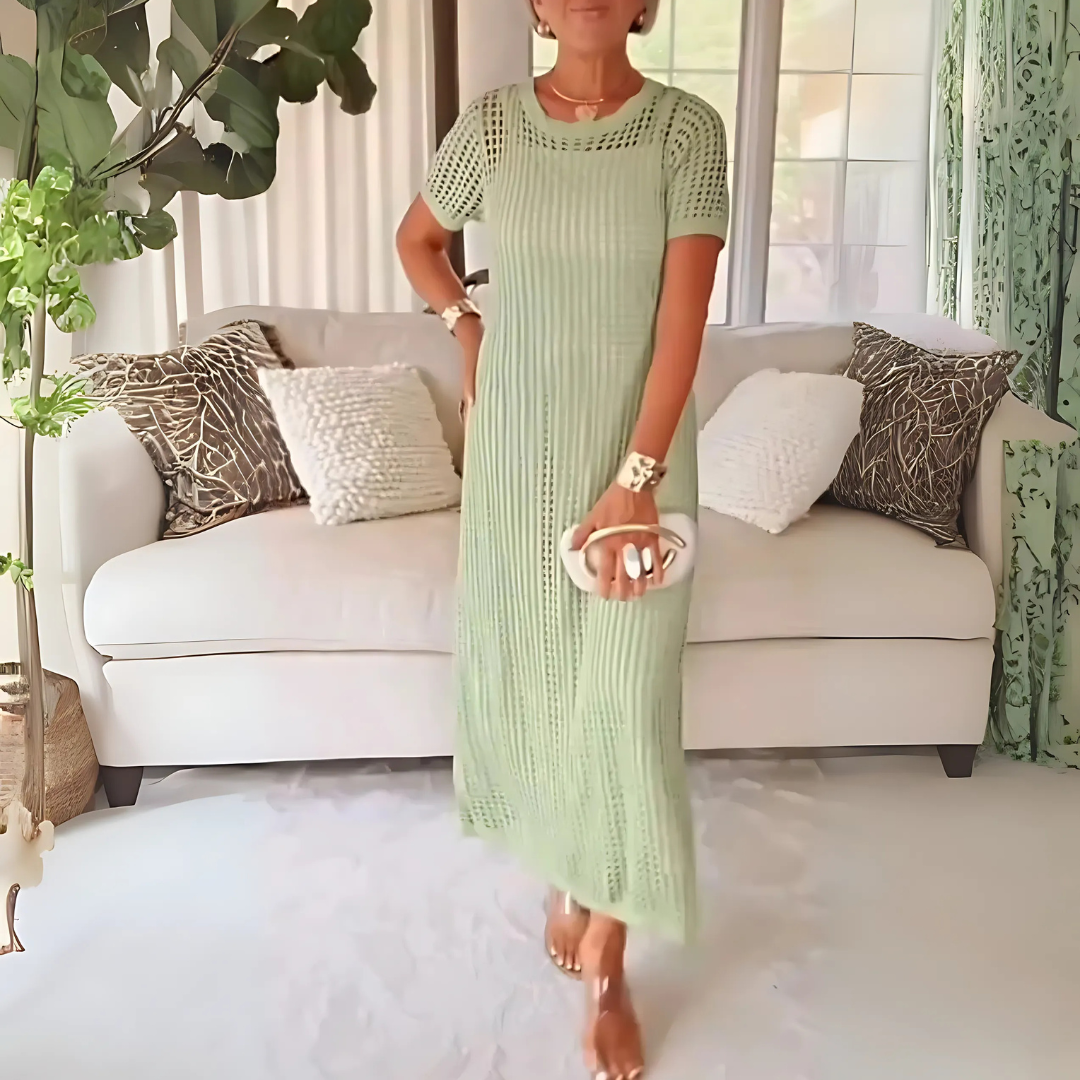 Vestido de Dos Piezas con Mangas