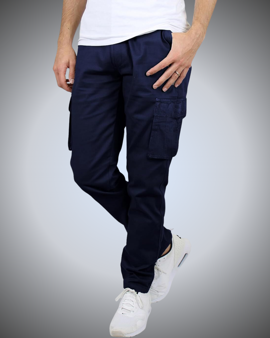 Pantalón Cargo Elástico para Hombre