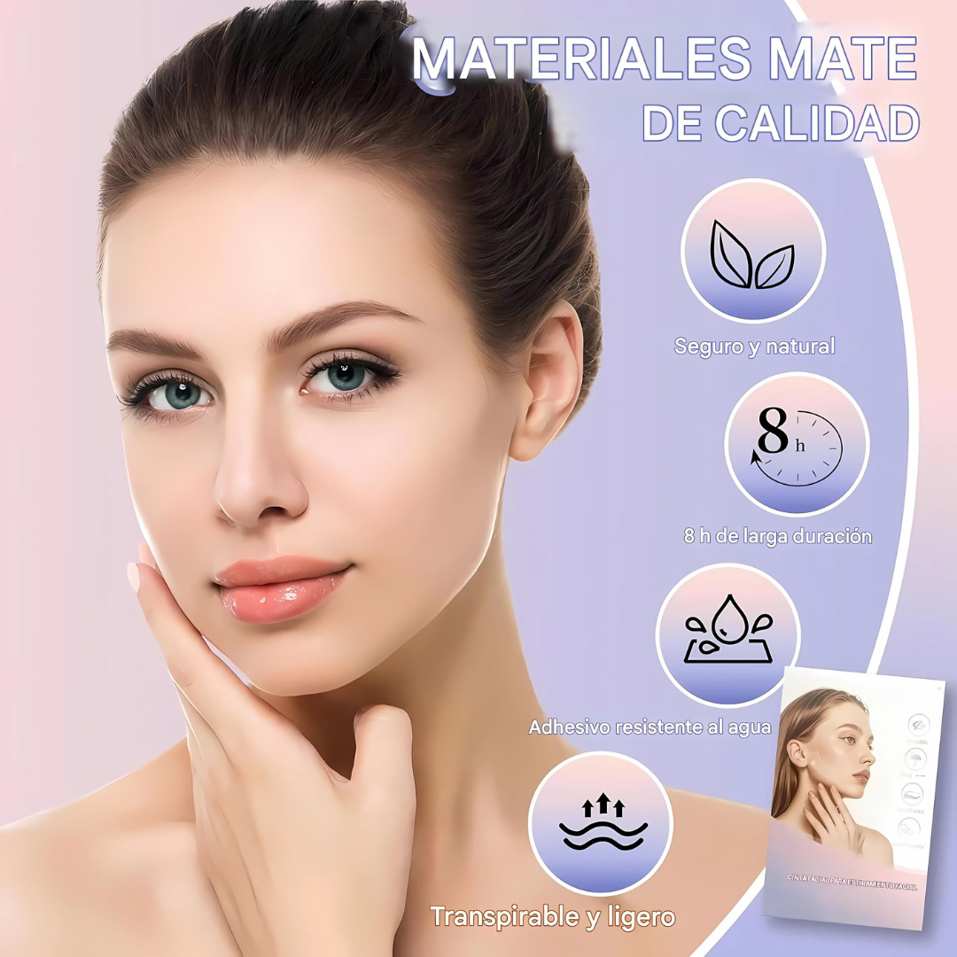 Cinta invisible para lifting facial de 40 unidades (OFERTA 2X1)