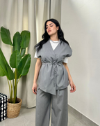 Pantalón y Camisa de Tacto Suave con Ajuste Cómodo y Estilizado