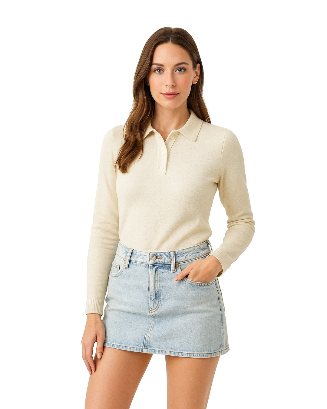 Minifalda de denim clásica para mujer®