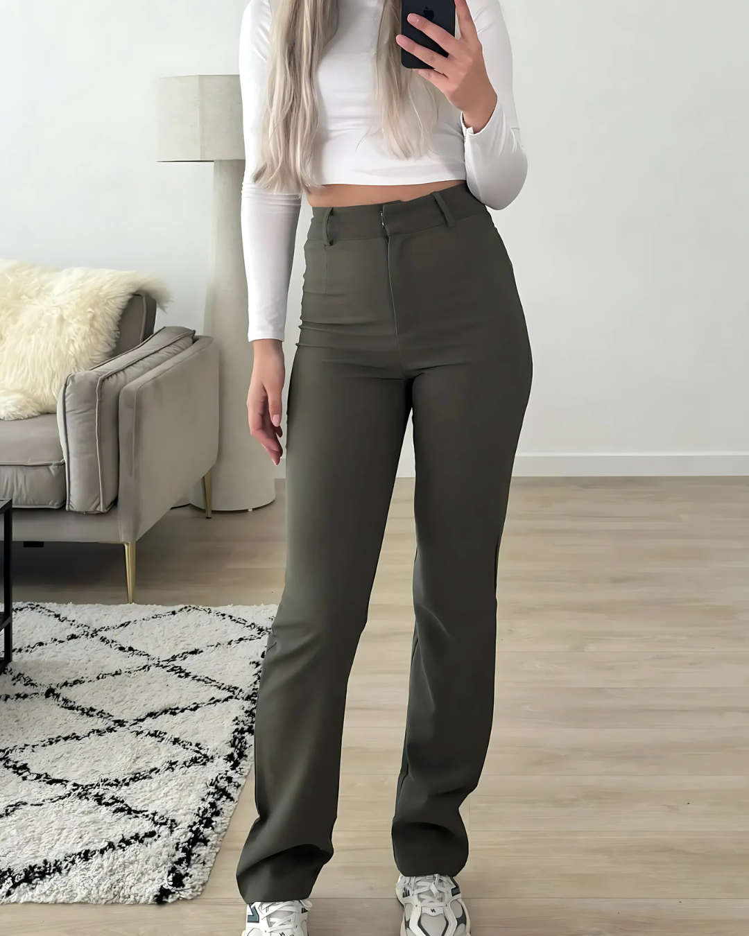 Pantalón Casual Elástico para Mujer