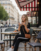 Elegante conjunto de top y pantalón con cuello en V®