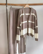 Conjunto de Punto Atemporal de 2 Piezas para Mujer