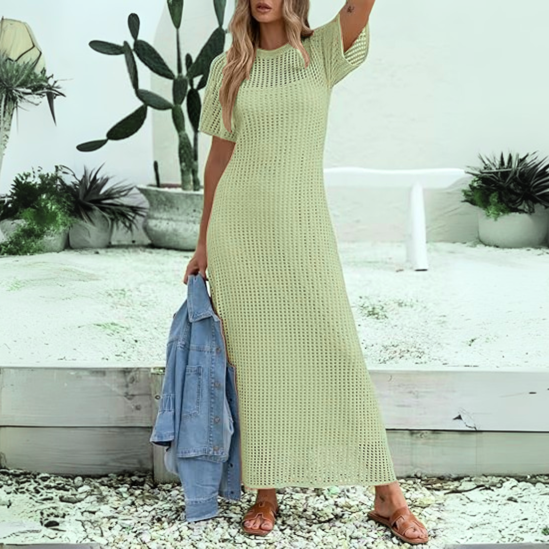 Vestido de Dos Piezas con Mangas