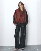 Chaqueta Bomber Versátil de Textura Exclusiva Para Mujer