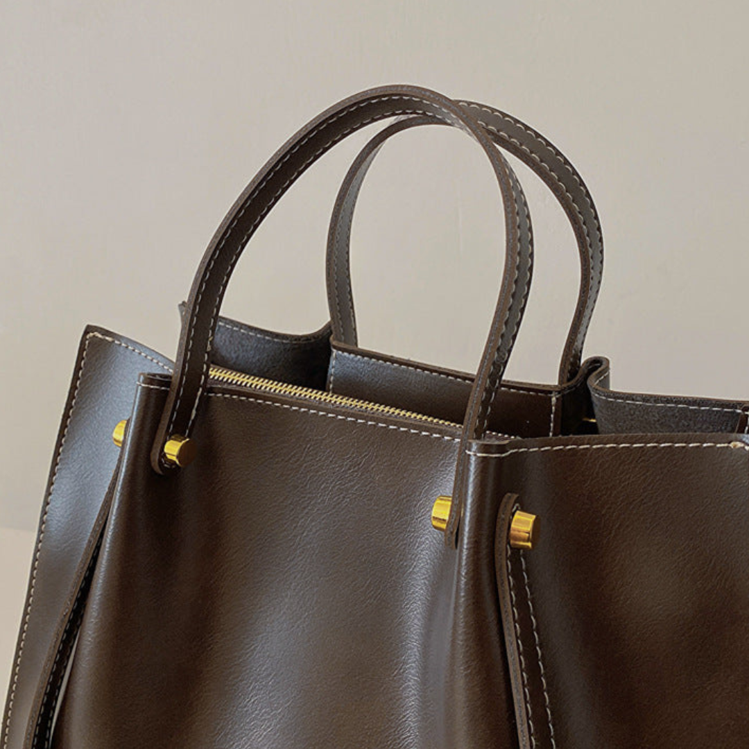 Bolsa de cuero de primera calidad con varios compartimentos®