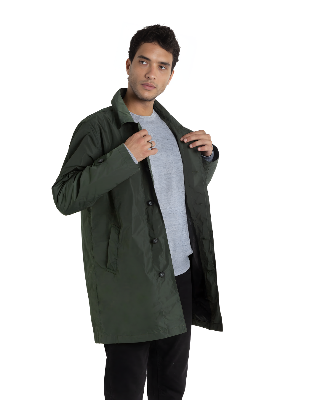 Gabardina Impermeable para Hombre