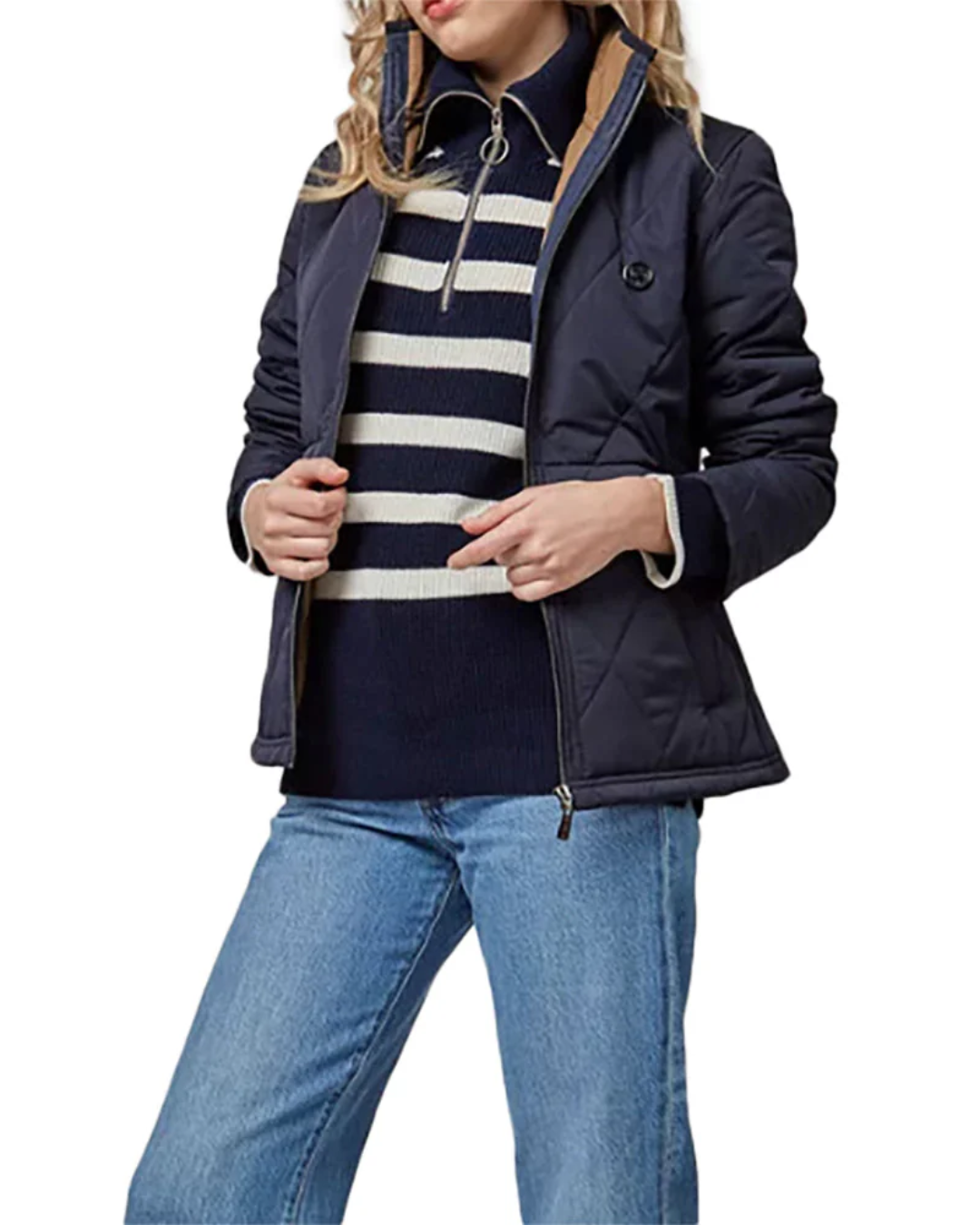 Chaqueta de diseño clásico y sofisticado para mujer