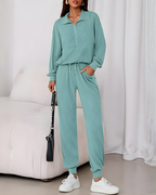 Conjunto de 2 piezas con Joggers de Lujo Para Mujer®