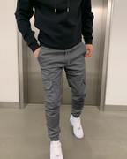 Pantalón cargo jogger elástico de estilo urbano para hombre