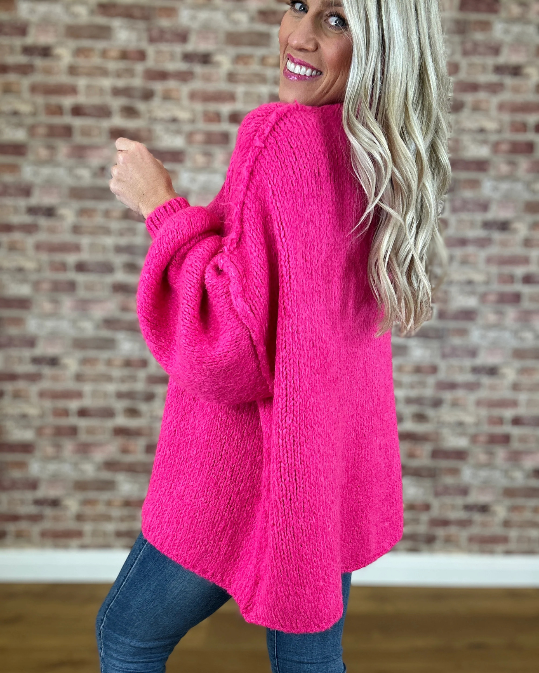 Jersey de punto grueso con cuello alto unisex®