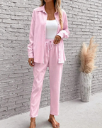 Conjunto de camisa de dos piezas y manga larga®