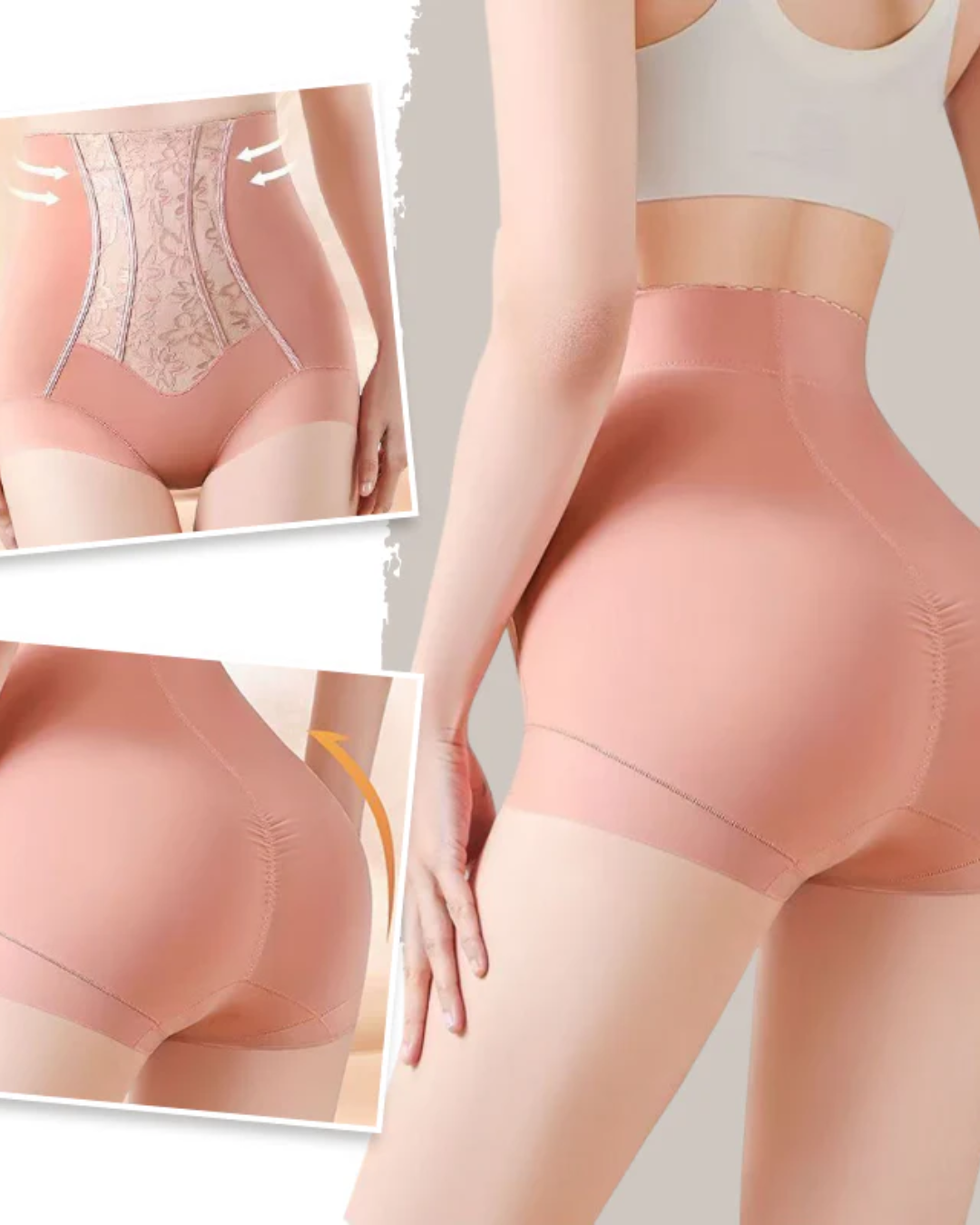 Pantalones cortos moldeadores de cintura alta