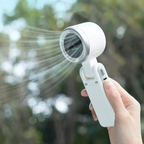 Ventilador turbo portátil de 5 velocidades y batería recargable de 4000 mAh