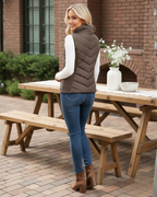 Chaleco Acolchado sin Mangas de Confort Térmico Para Mujer®