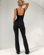 Mono Enterizo Negro Dionne Silueta de Alto Impacto®