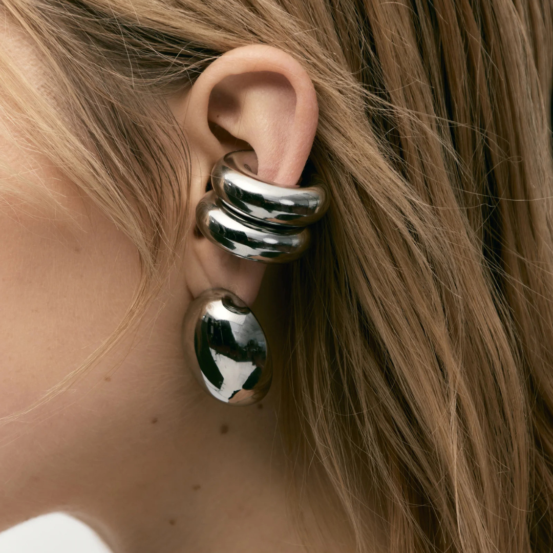 Set de Pendientes en Acero Inoxidable