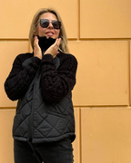 Chaqueta casual de manga larga con cremallera para mujer