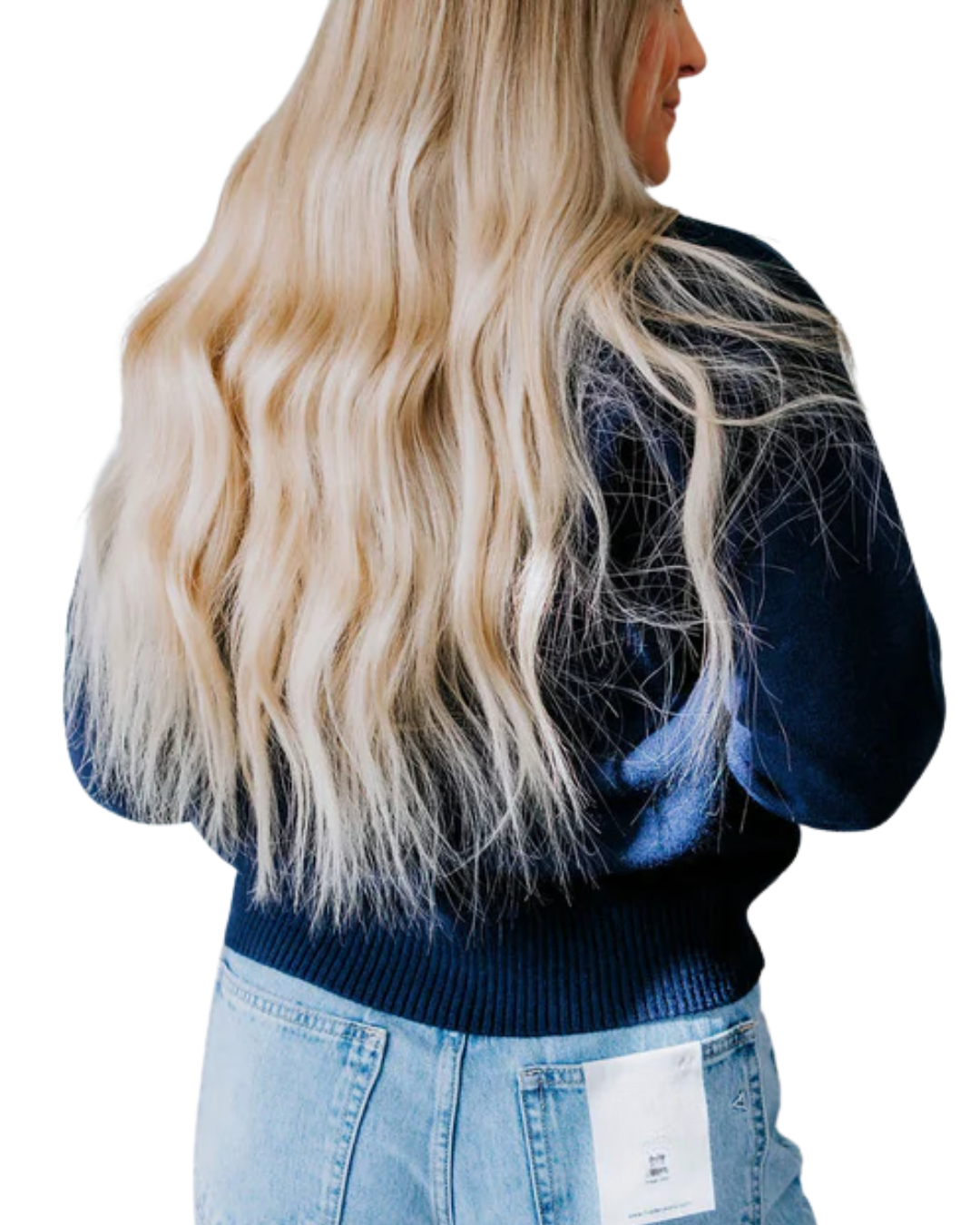 Camisa Manga Larga con Detalles en Mezclilla