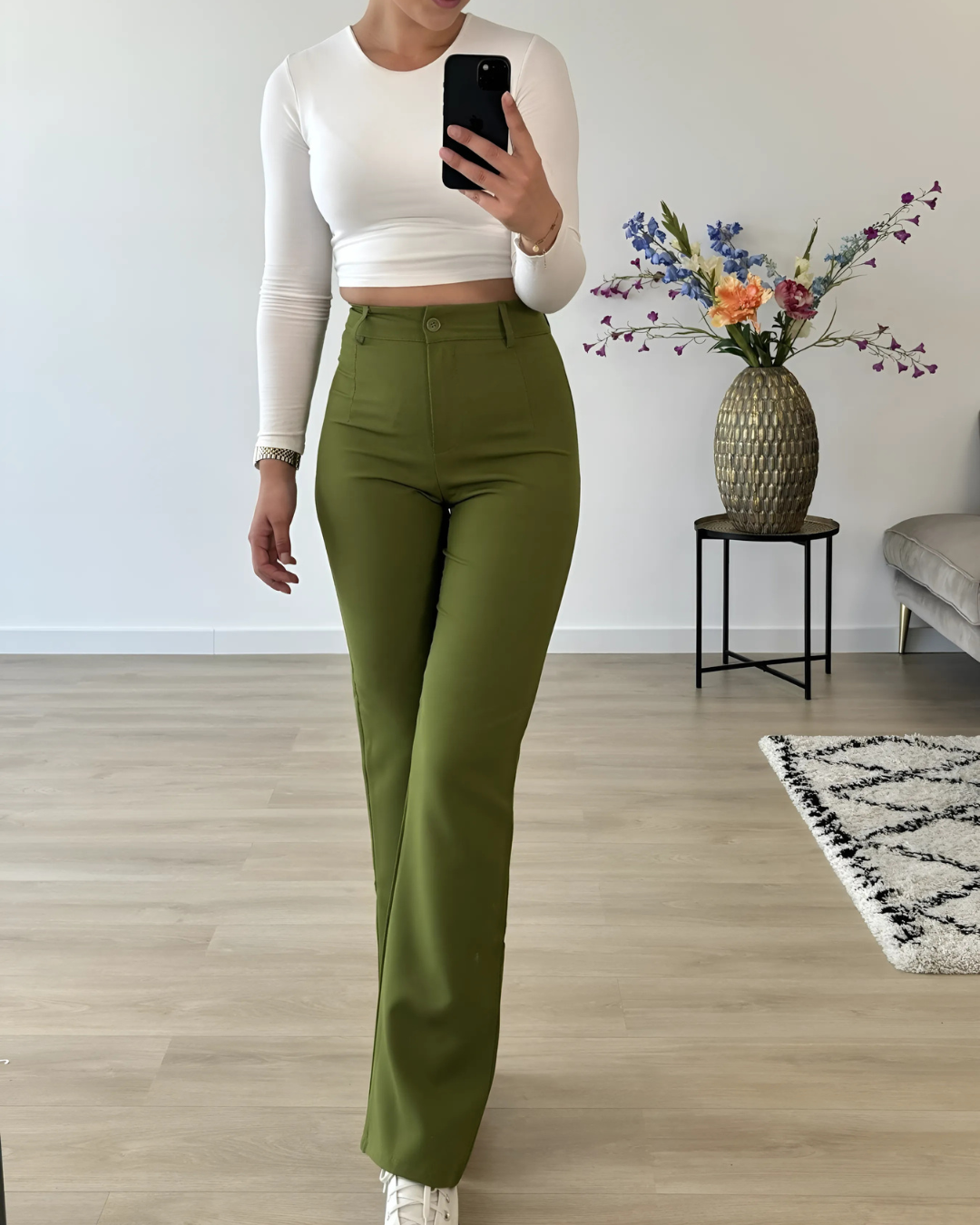 Pantalón Casual Elástico para Mujer