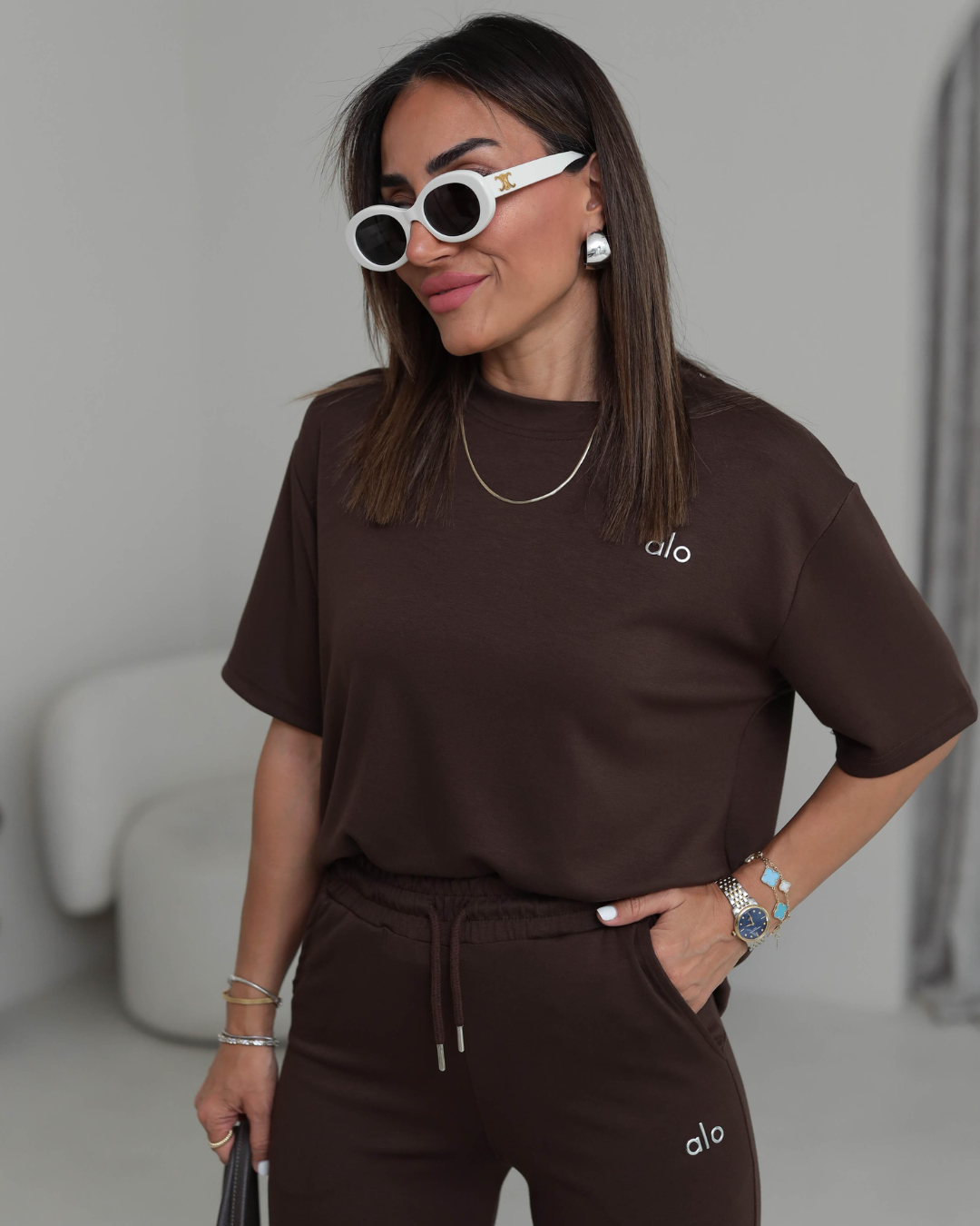 Conjunto feminino com estilo minimalista®