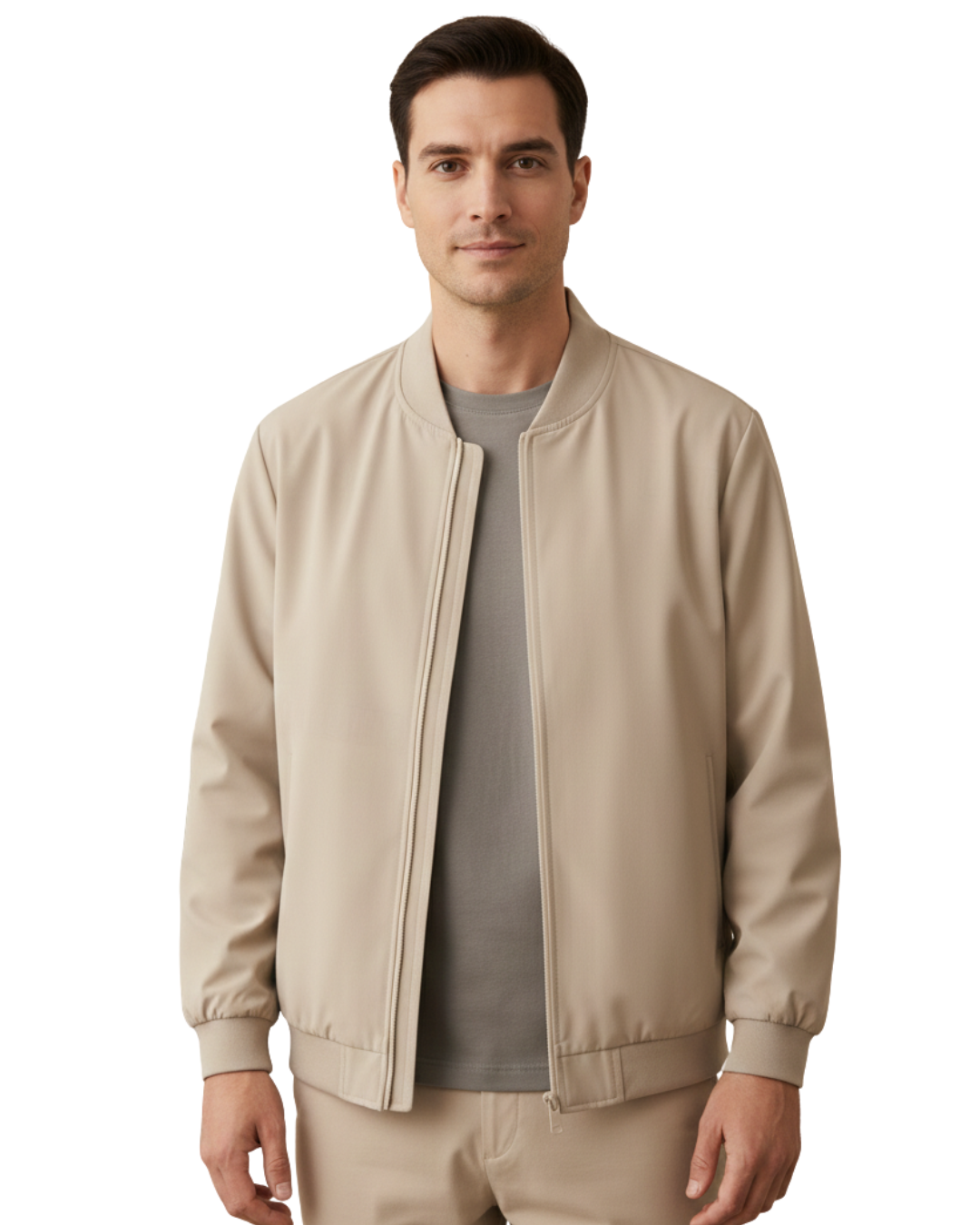 Chaqueta casual con bolsillos para hombre