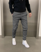 Pantalón cargo jogger elástico de estilo urbano para hombre