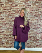 Jersey de punto grueso con cuello alto unisex®