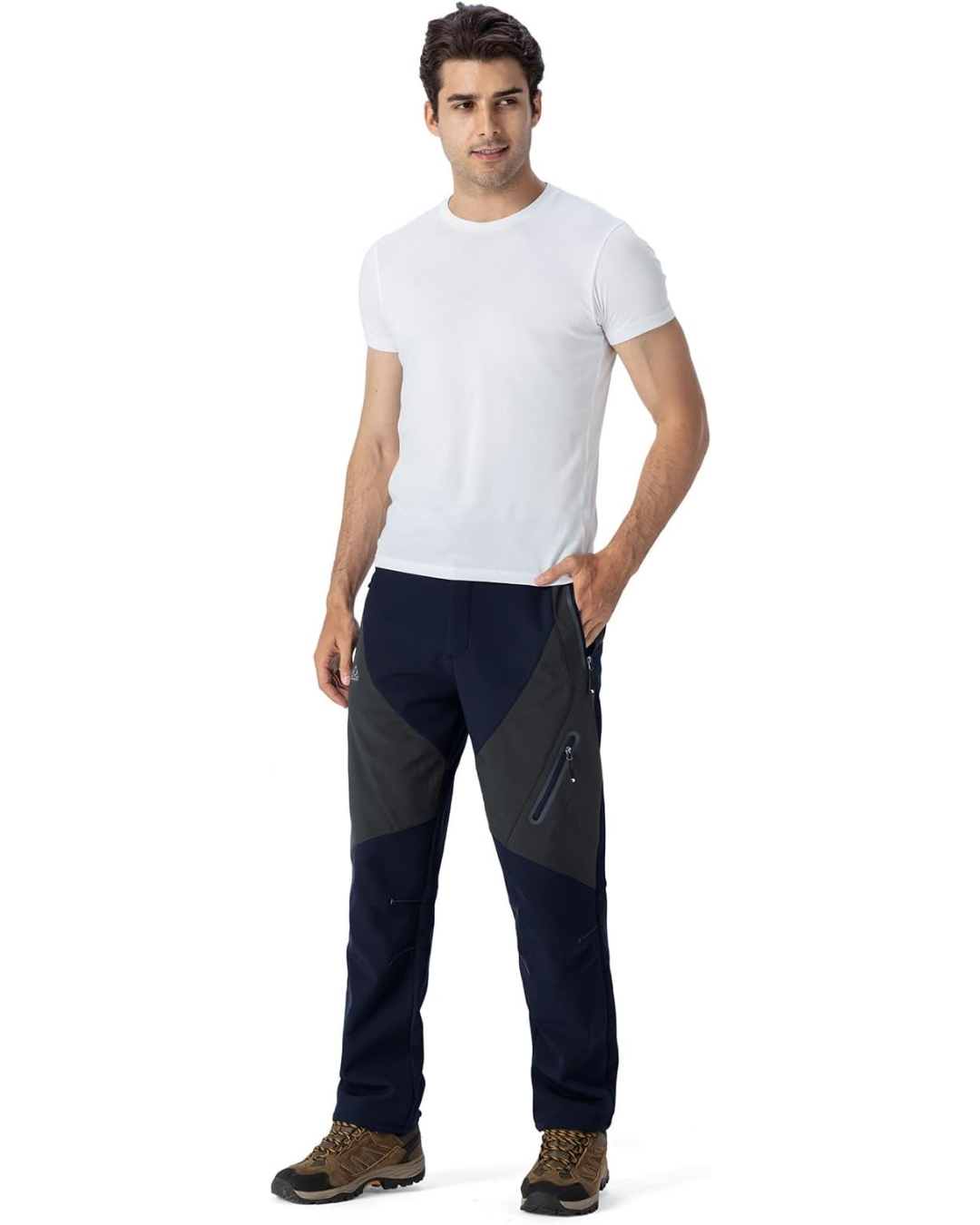 Pantalones Impermeables a Prueba de Viento con Forro Polar Para hombre®
