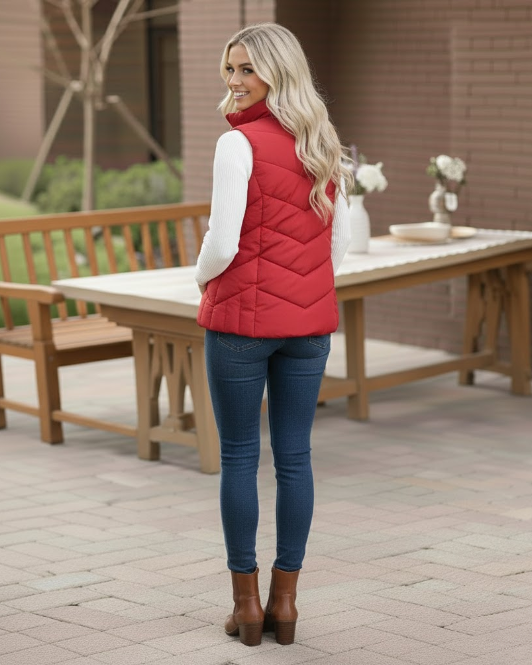 Chaleco Acolchado sin Mangas de Confort Térmico Para Mujer®