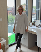 Suéter casual con mangas decoradas y estilo holgado®