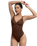 Body moldeador con cremallera y control de abdomen