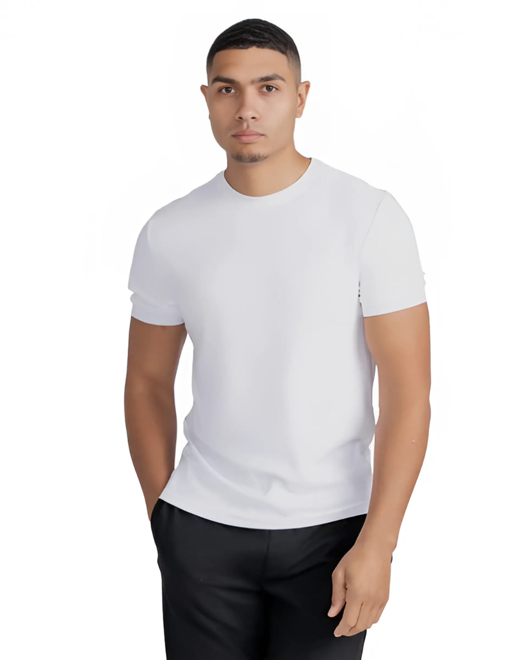 Camiseta Básica de Manga Corta y Cuello Redondo Comodidad y Versatilidad para todos los días (OFERTA 2X1)