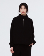 Jersey Unisex con Cuello Largo y Cremallera