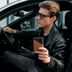 Cartera con protección RFID y expulsor automático de tarjetas®