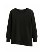 Jersey asimétrico de diseño elegante para mujer