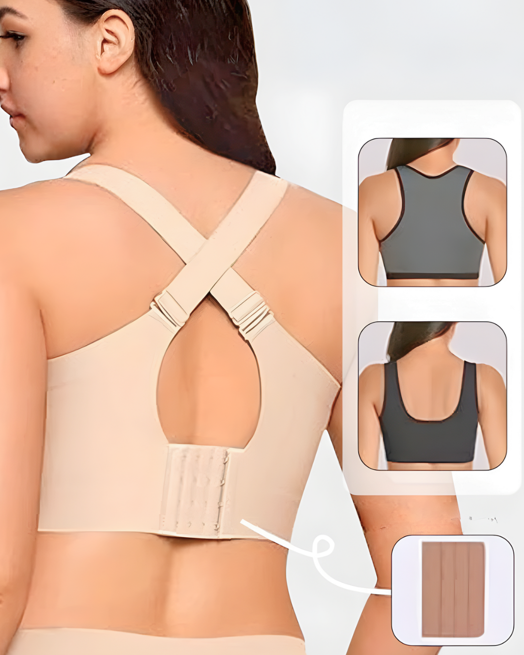 Sujetador de cobertura total y soporte flexible sin aros (OFERTA 2X1)