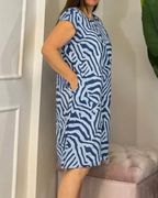 Vestido corto boho suelto y ajustado®