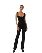 Mono Enterizo Negro Dionne Silueta de Alto Impacto®