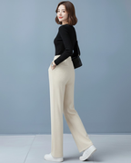 Pantalones anchos de terciopelo informales para mujer®