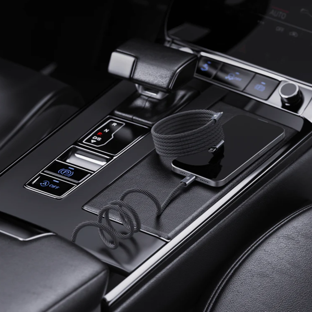 Cable de Carga Magnético con Carga Rápida y sin Enredos tipo C (OFERTA 2X1)