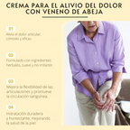 CREMA ANALGÉSICA PARA ÓSEOS CON VENENO DE ABEJA 60GR.