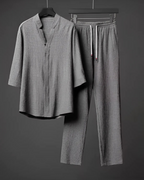 Set de Conjunto Casual de Lino para un Estilo con Elegancia y Frescura